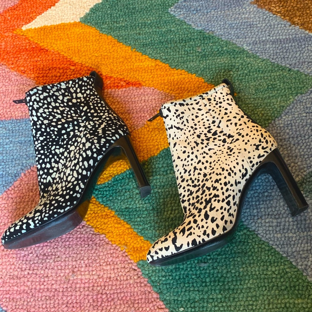 Rag & Bone Cheetah Ellis Front Zip Boot SZ8.5-9/39.5